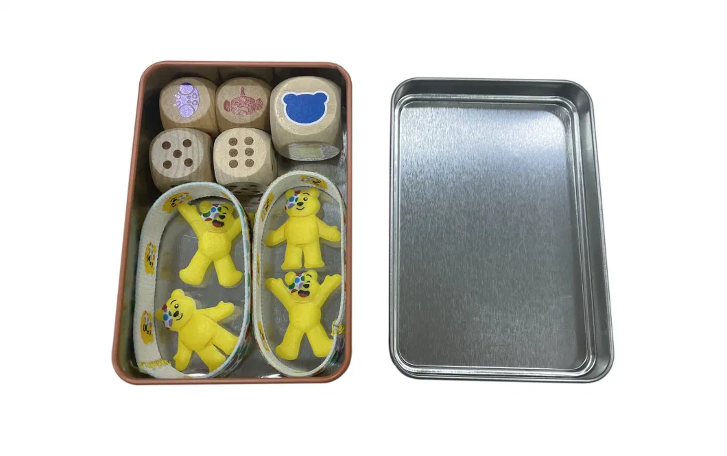 Retangle Game Set Case Tin Box Card Packing Box