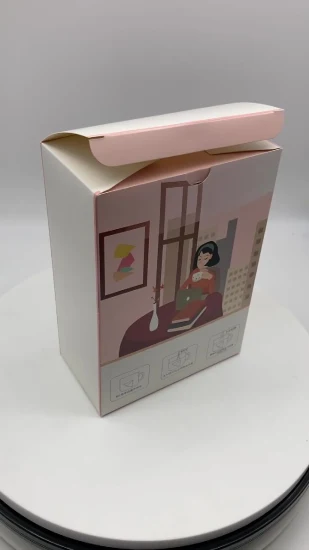 Logotipo personalizado impresso cartão branco papel xadrez chá embalagem caixa de presente